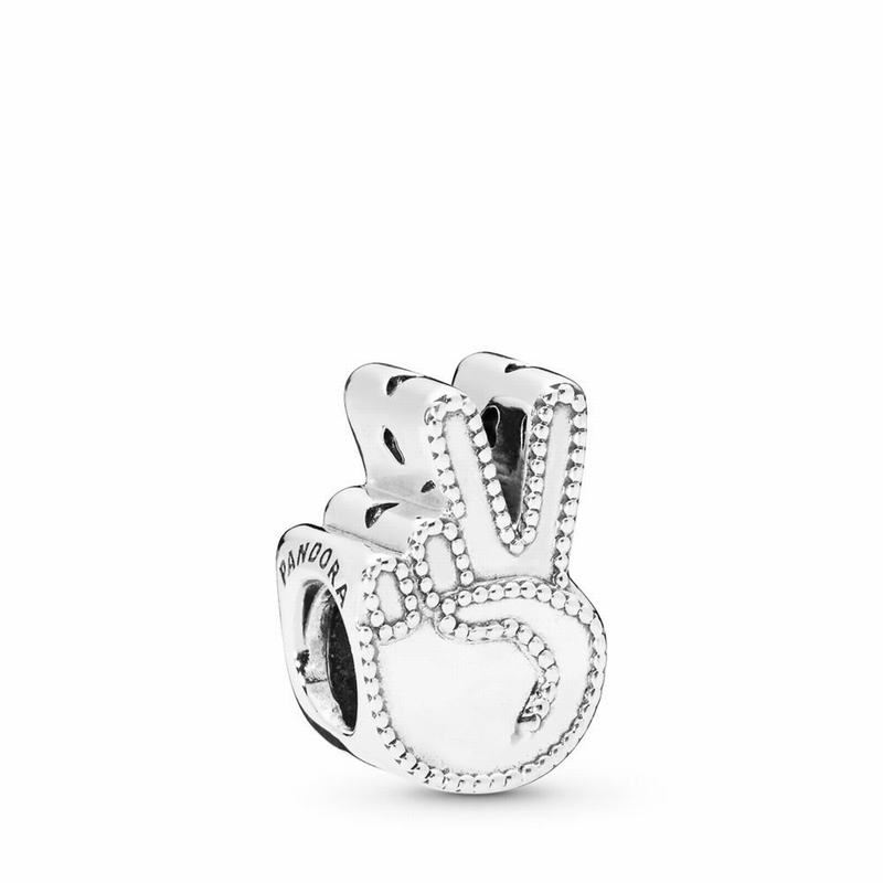 Pandora Symbol Of Peace Charm - Sterling Silver - Canada | VA7787EW